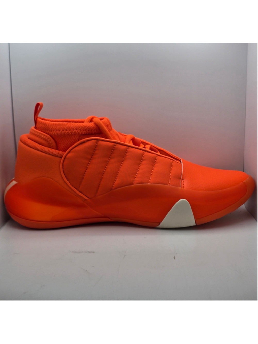Men's Adidas Harden Vol. 7 Sneakers Orange White Size 13.5